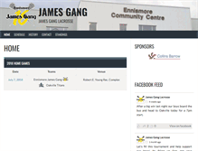 Tablet Screenshot of jamesganglacrosse.com